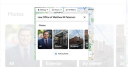 Google My Business account for law firms