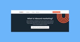 HubSpot Inbound Marketing page example