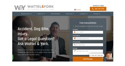 law firm landing page example