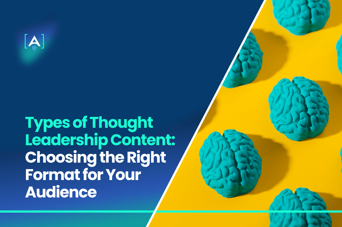 types of thought leadership content